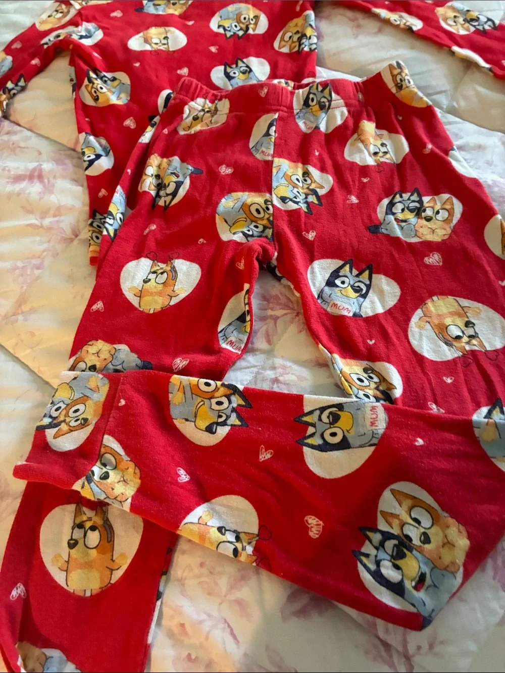 Bluey Print Two-Piece Pajama Set